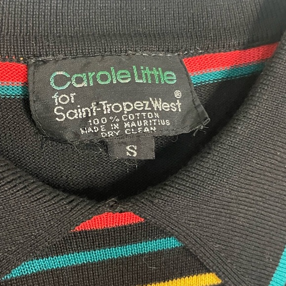 Vintage 80’s Sweater by Carole Little for Saint-Tropez West Men’s Size Small - Picture 3 of 6
